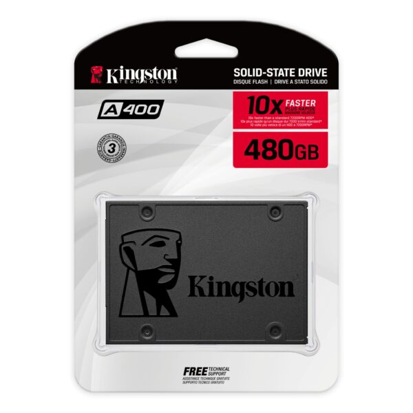 Disco Sólido SSD Kingston A400 480GB 2.5" SATA