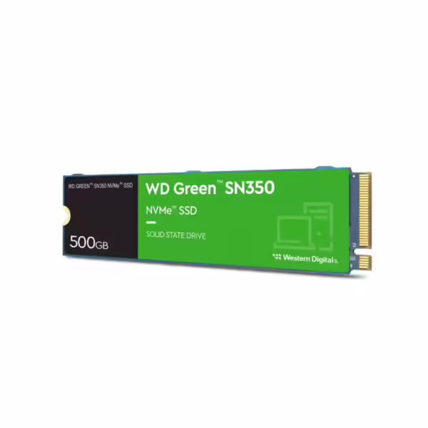 Disco Sólido SSD Western Digital Green SN350 500GB PCIe 3.0 NVMe M.2 2280