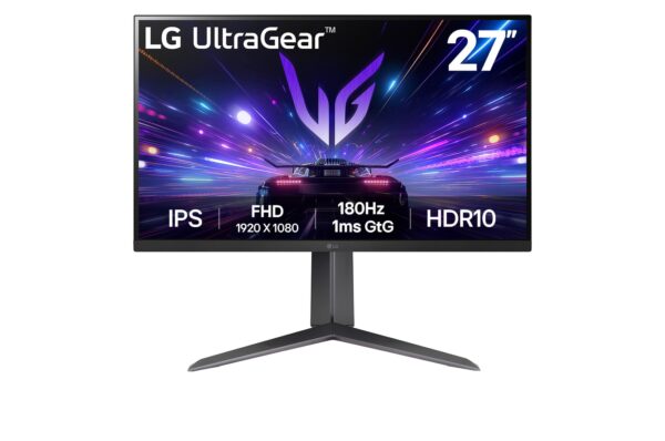Monitor LG 27" 27GS65F-B UltraGear Full HD IPS 180Hz 1ms GtG