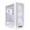 Chasis Thermaltake H390 TG ARGB Blanco + Fuente 750W 80+
