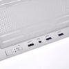 Chasis Thermaltake H390 TG ARGB Blanco + Fuente 750W 80+ - Imagen 4