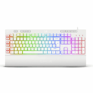 TECLADO REDRAGON K512W SHIVA RGB BLANCO MEMBRANA