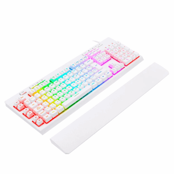 TECLADO REDRAGON K512W SHIVA RGB BLANCO MEMBRANA - Imagen 2