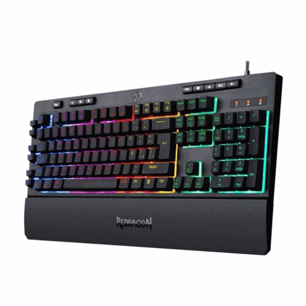TECLADO REDRAGON K512 SHIVA RGB NEGRO MEMBRANA - Imagen 2