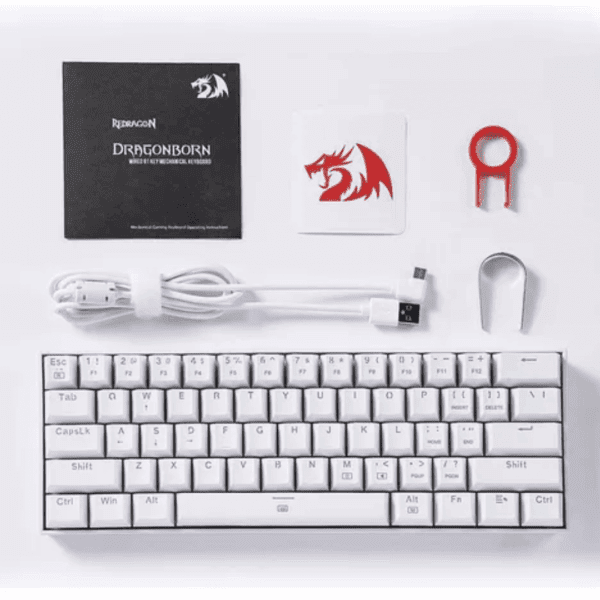 TECLADO REDRAGON K630W RGB DRAGONBORN (SWITCH RED) - Imagen 5