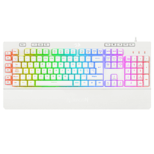 TECLADO REDRAGON K512W SHIVA RGB BLANCO MEMBRANA