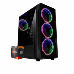 TORRE GAMER RYZEN 5 5600GT- BOARD A520M - 32 GB DDR4 -SSD 1TB NVME- CHASIS ATX 4 FAN X18- FUENTE 350W