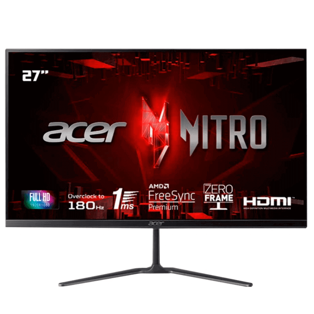 MONITOR ACER NITRO IPS 27" KG270 GAMING (180Hz - 1ms)