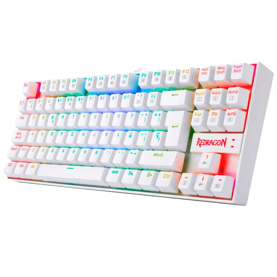 TECLADO MECÁNICO REDRAGON KUMARA K552W RGB BLANCO (S.RED) - Imagen 2