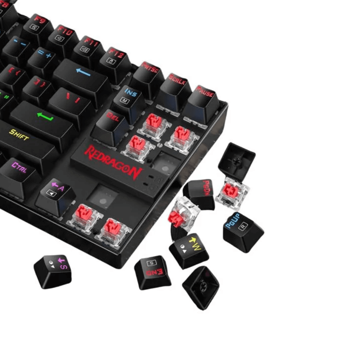 TECLADO MECÁNICO REDRAGON KUMARA K552 RGB NEGRO (S.BLUE) - Imagen 3