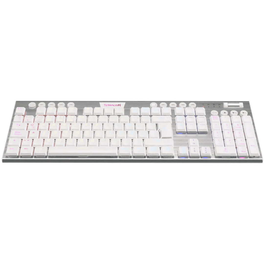 TECLADO MECÁNICO REDRAGON HORUS K619W RGB BLANCO (S.RED) - Imagen 3