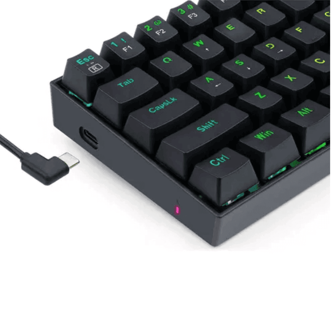 TECLADO MECÁNICO DRAGONBORN 60% K630 RGB REDRAGON NEGRO - Imagen 5